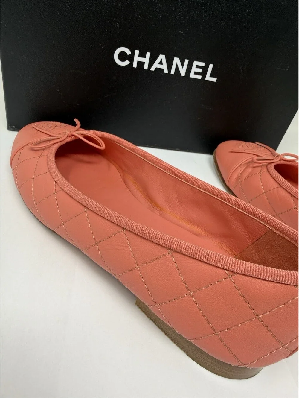 Chanel  Coral Ballet Flats 39